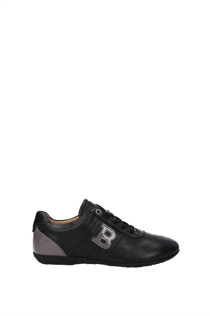 商品Bally|Sneakers Leather Black,价格¥1042,第1张图片