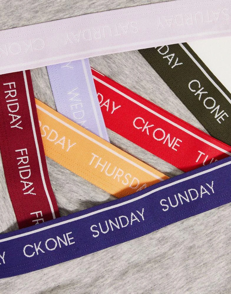 商品Calvin Klein|Calvin Klein CK One Cotton bikini style briefs 7 pack in multi colours,价格¥626,第2张图片详细描述