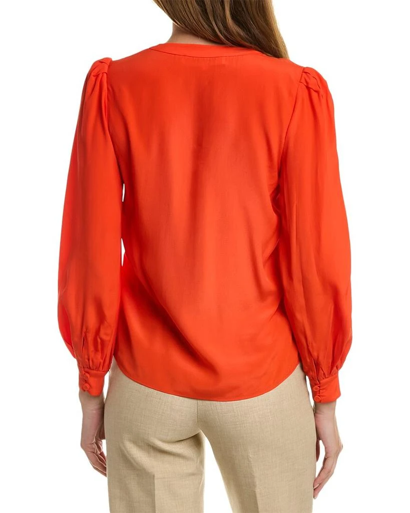 商品Diane von Furstenberg|Diane von Furstenberg Franklin Silk-Blend Top,价格¥636,第1张图片