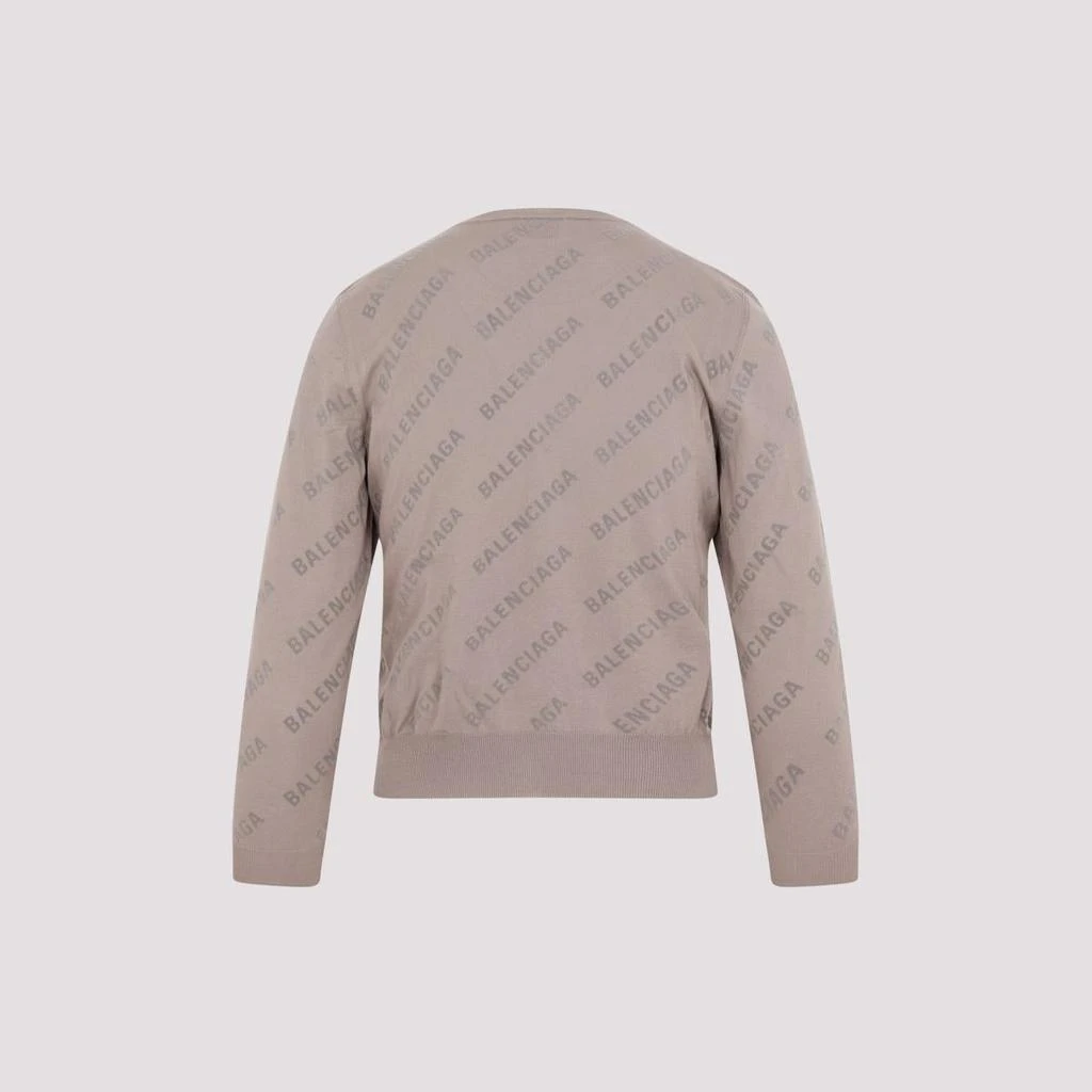 商品Balenciaga|BALENCIAGA  ALL OVER  COTTON CARDIGAN SWEATER,价格¥6242,第2张图片详细描述
