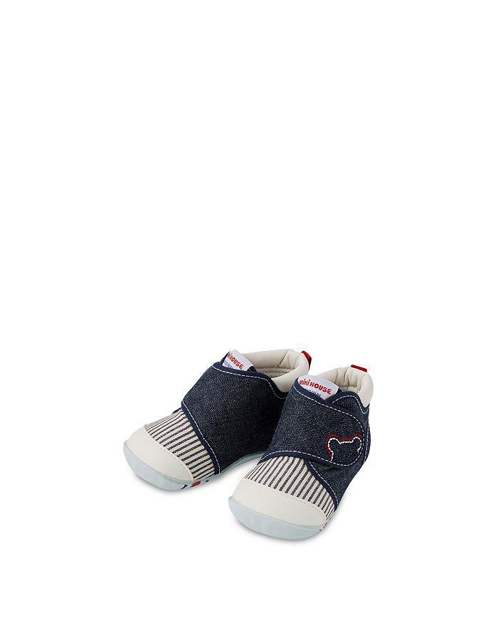 商品Miki House|Unisex Stripe Pattern My First Walker Shoes - Baby, Walker,价格¥824,第3张图片详细描述