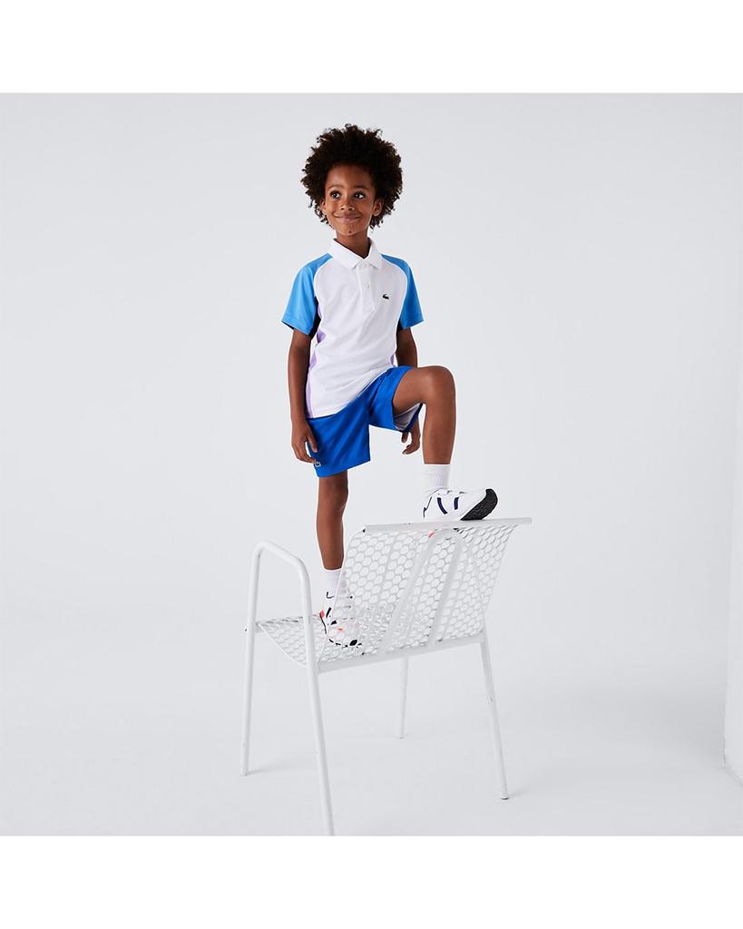 Color Block Piqué Tennis Polo Shirt - Little Kid, Big Kid商品第4张图片规格展示