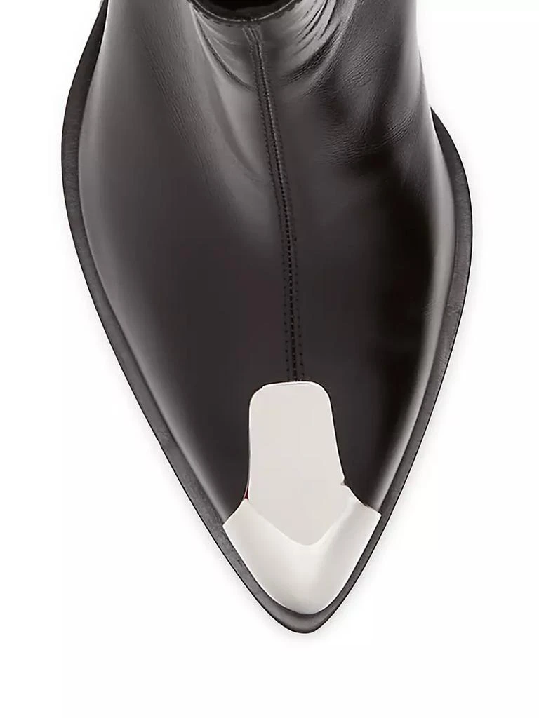 商品Alexander McQueen|Leather Ankle Boots,价格¥8770,第4张图片详细描述