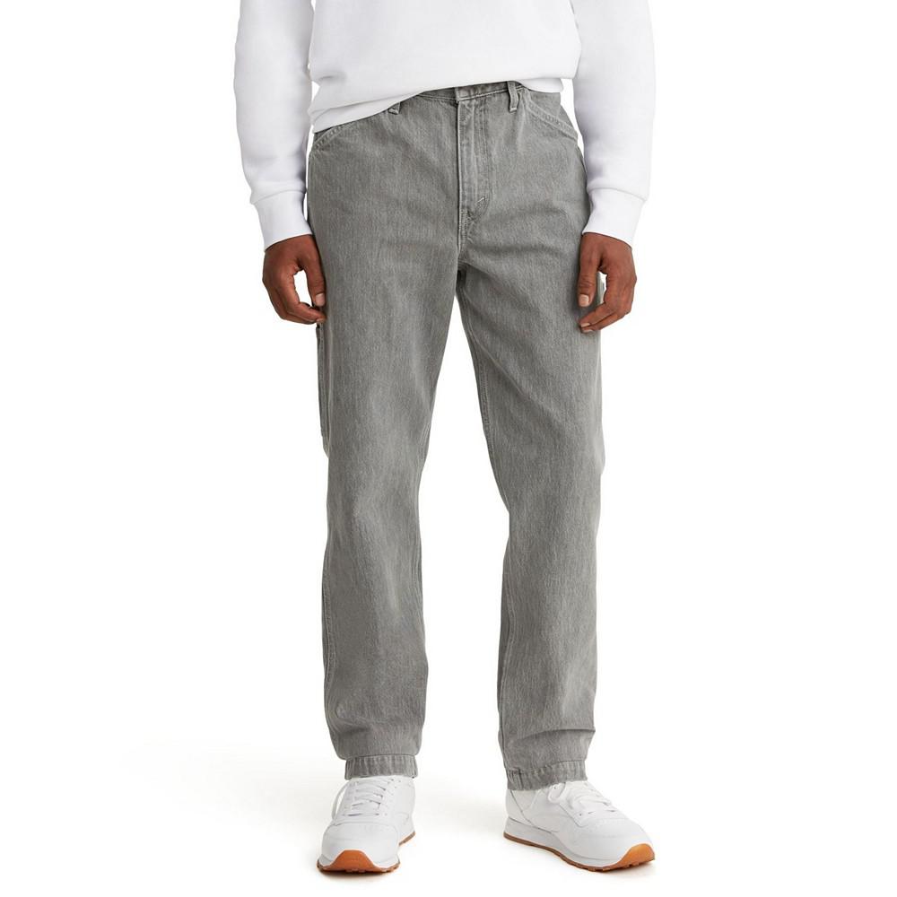 Men's Tapered Carpenter Fit Non-Stretch Jeans商品第1张图片规格展示