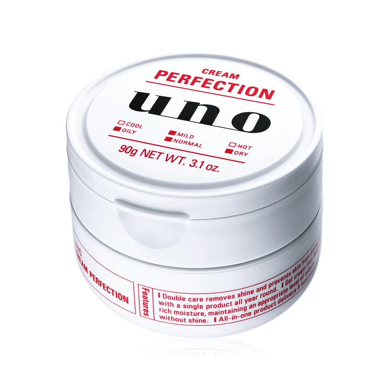 商品Shiseido|资生堂UNO男士多效五合一面霜保湿面霜90g	,价格¥111,第1张图片