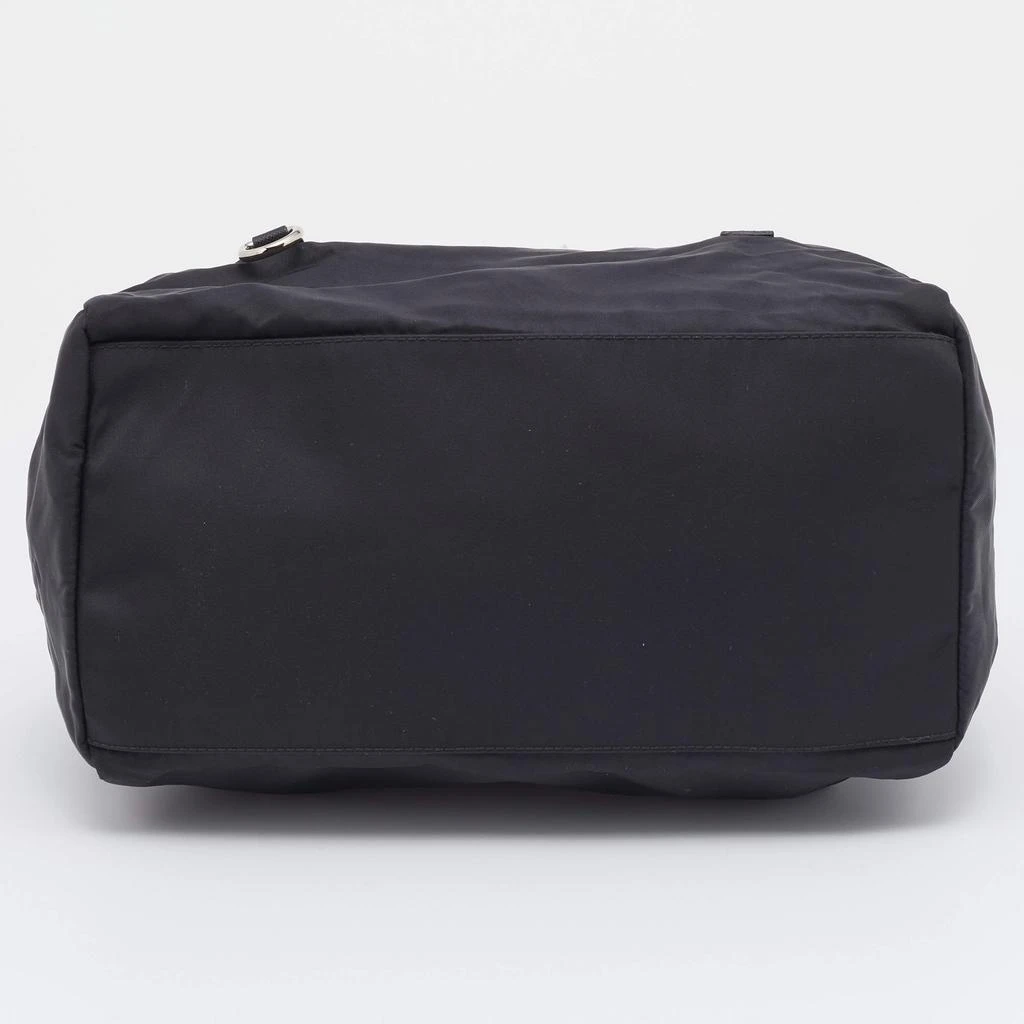Prada Black Saffiano Leather And Nylon Duffel Bag 商品