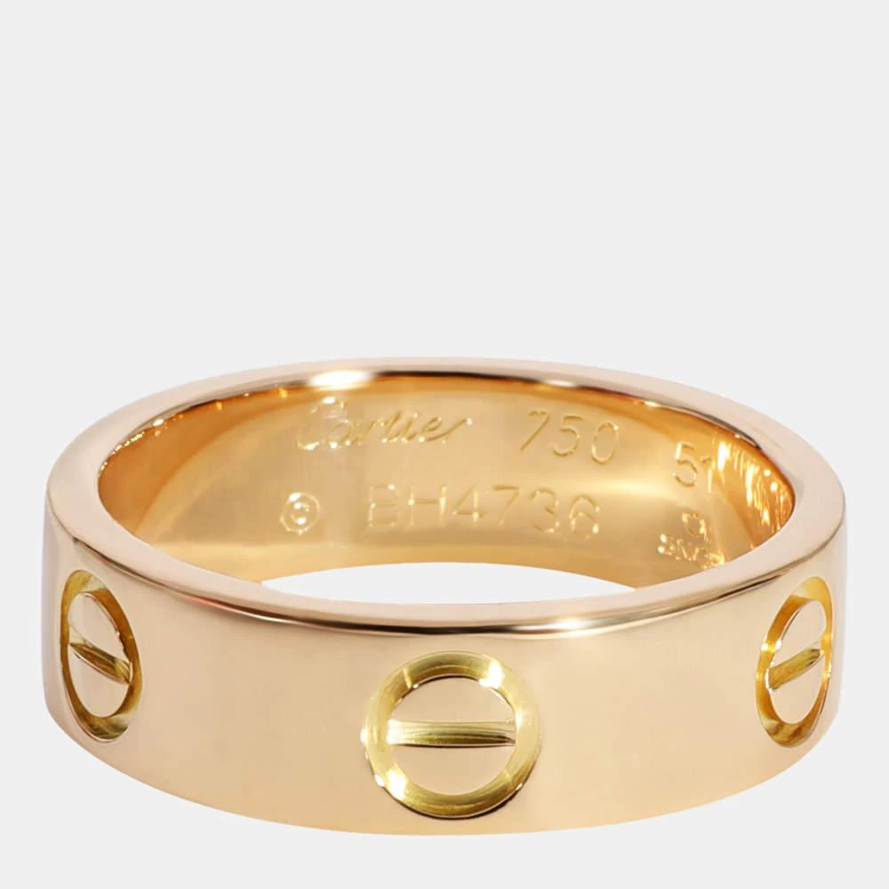 商品[二手商品] Cartier|Cartier Love Ring in 18k Yellow Gold,价格¥14298,第2张图片详细描述