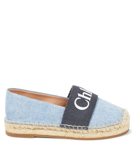 商品Chloé|Logo denim espadrilles,价格¥1312,第4张图片详细描述