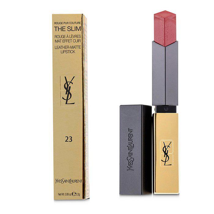 商品Yves Saint Laurent|Yves Saint Laurent 细管纯口红 哑光唇膏(小金条) - # 23 Mystery Red -23 Mystery Red(2.2g/0.08oz),价格¥366,第4张图片详细描述