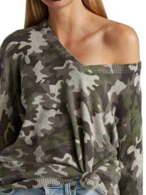 商品Design History|Camo Cashmere Sweater,价格¥375,第4张图片详细描述