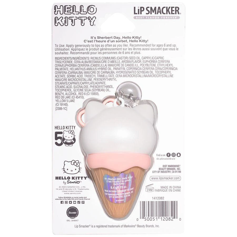 商品Lip Smacker|Hello Kitty Ice Cream Cone Lip Balm Sherbert,价格¥47,第5张图片详细描述