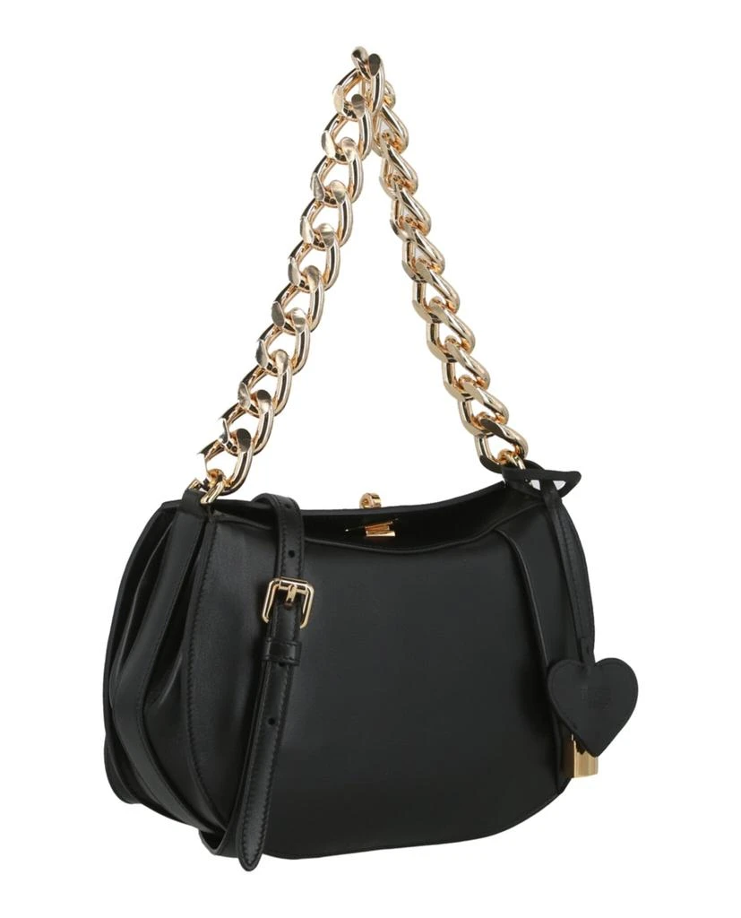 商品Moschino|Heart Lock Leather Shoulder Bag,价格¥5976,第2张图片详细描述