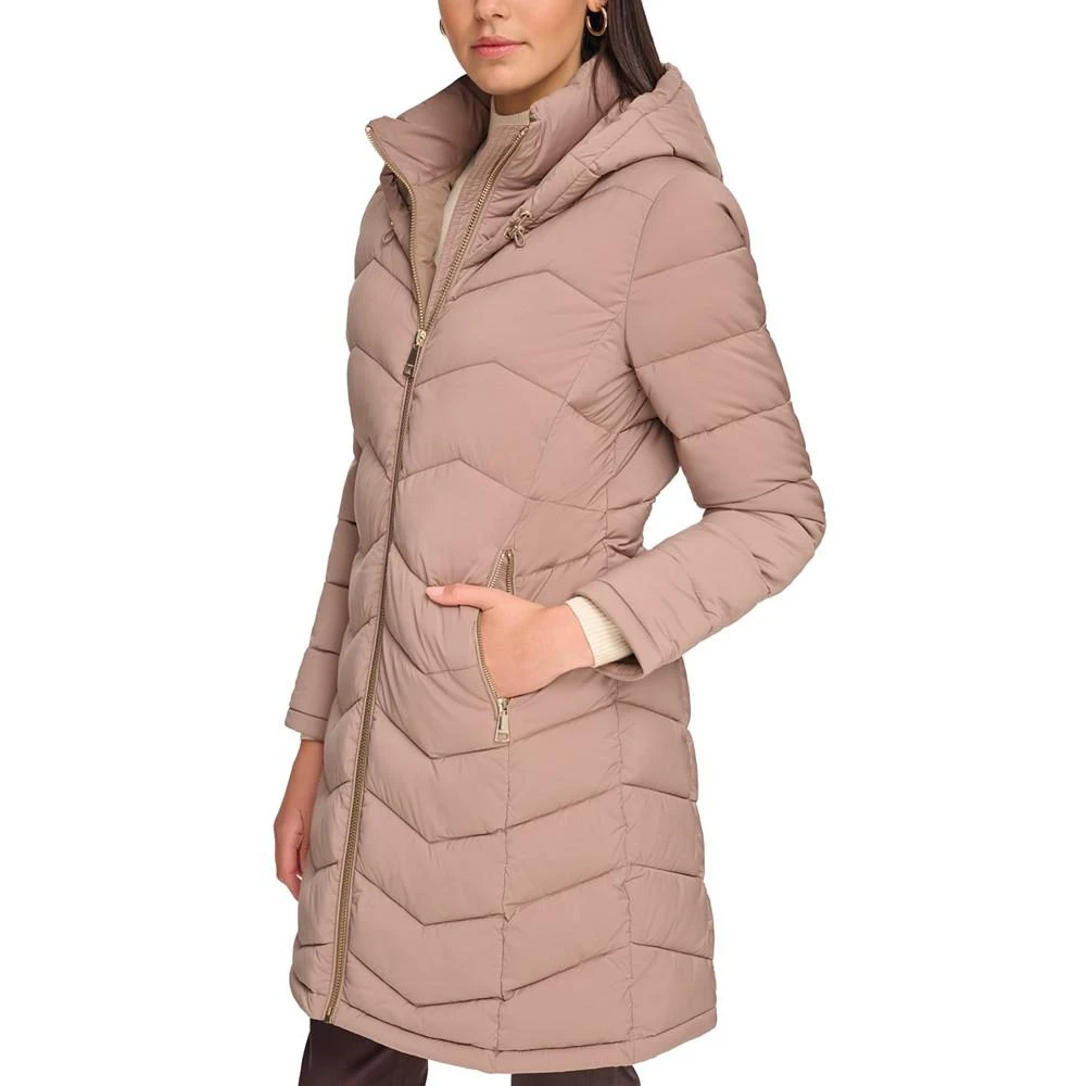 商品Calvin Klein|Women's Hooded Packable Puffer Coat,价格¥878,第3张图片详细描述