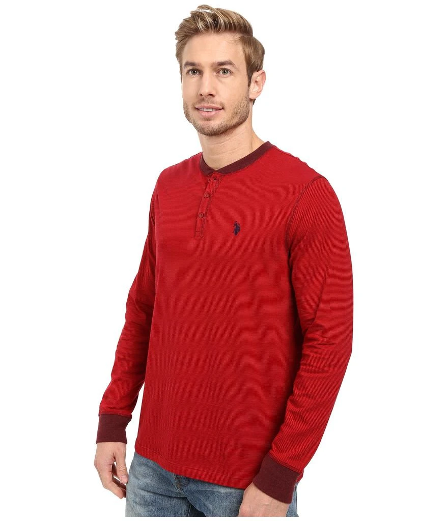 商品U.S. POLO ASSN.|Long Sleeve Henley Pullover,价格¥127,第2张图片详细描述