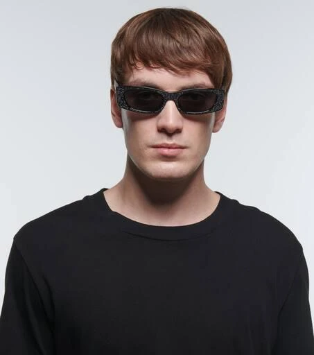 商品Celine Eyewear|水晶缀饰矩形太阳镜,价格¥8495,第3张图片详细描述