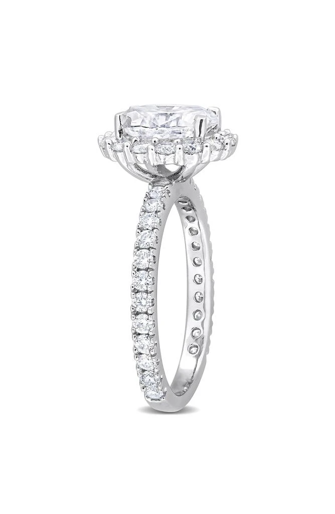 商品DELMAR|Sterling Silver Created Moissanite Engagement Style Ring,价格¥2547,第2张图片详细描述