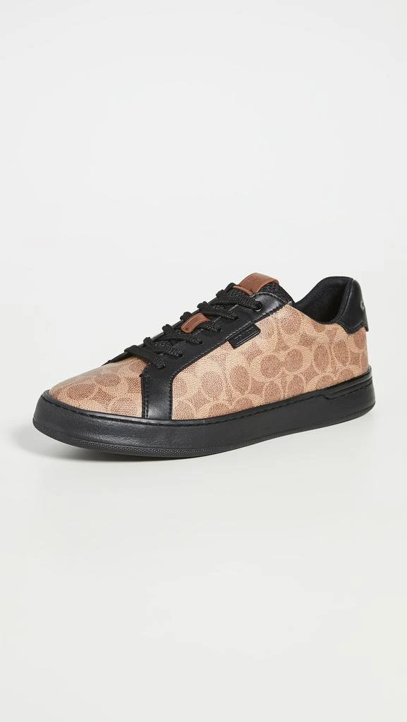 商品Coach|Coach New York Lowline Low Top Sneakers in Signature Canvas,价格¥744,第3张图片详细描述