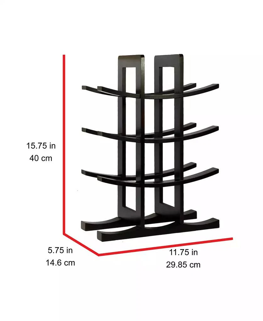 12-Bottle Bamboo Wine Rack 商品