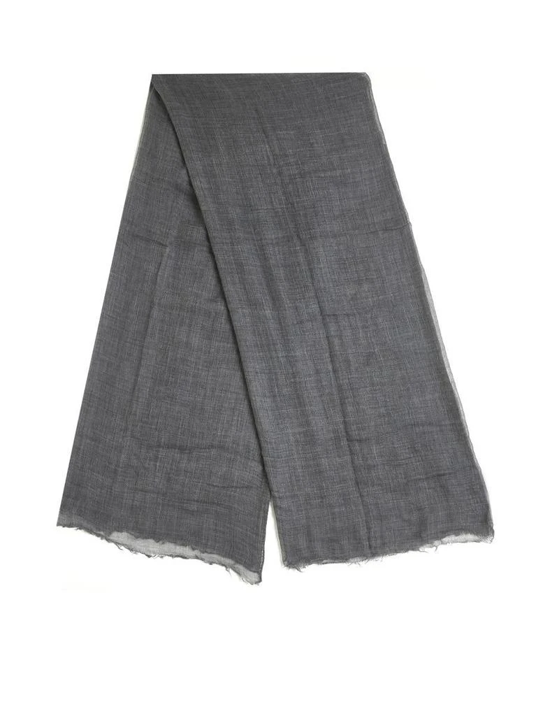 商品Brunello Cucinelli|Brunello Cucinelli Scarves & Wraps in Grey,价格¥9496,第3张图片详细描述