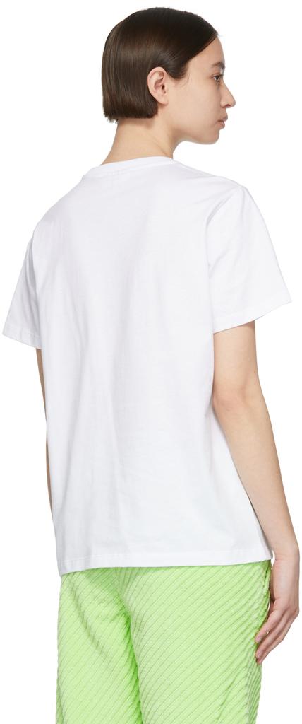 White Organic Cotton T-Shirt商品第3张图片规格展示