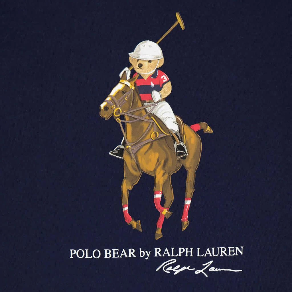 商品Ralph Lauren|Polo Ralph Lauren Kids Grey Polo Pony Cotton T-shirt, Brand Size 5,价格¥249,第3张图片详细描述