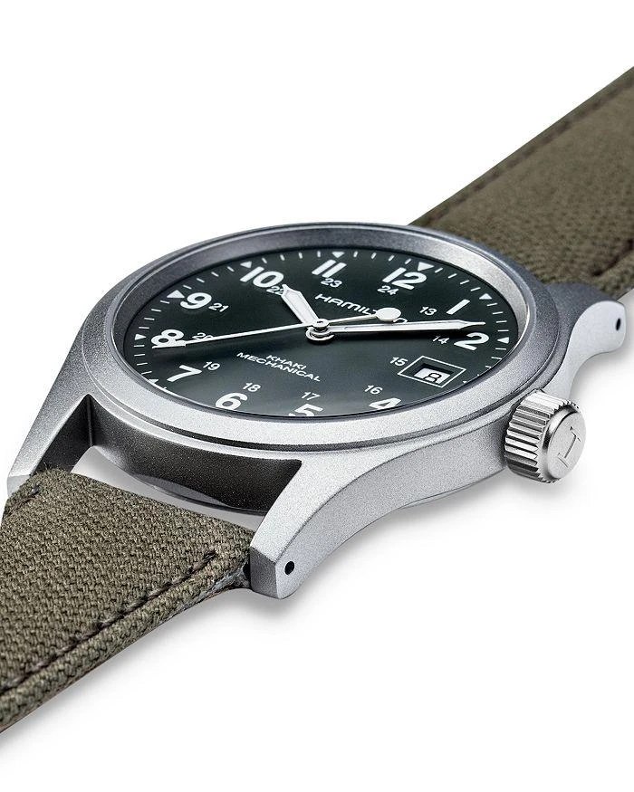 商品Hamilton|Mechanical Khaki Field Watch, 38mm,价格¥4453,第4张图片详细描述