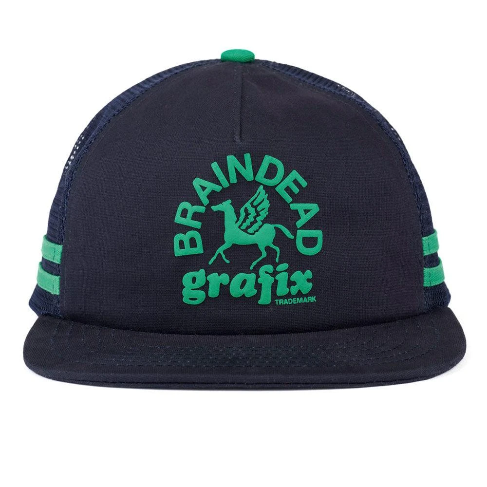 商品Brain Dead|Grafix 5 Panel Trucker Cap 'Navy / Teal',价格¥277,第2张图片详细描述