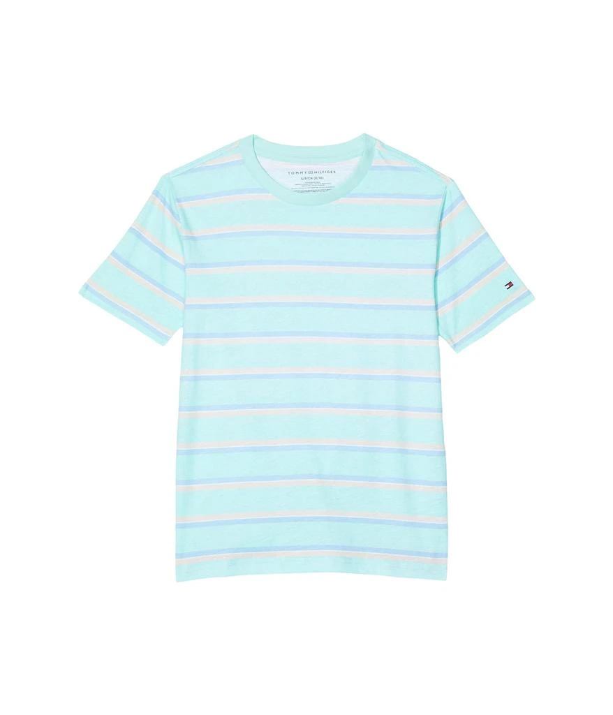 商品Tommy Hilfiger|Beach Stripe Short Sleeve T-Shirt (Big Kids),价格¥108,第1张图片详细描述