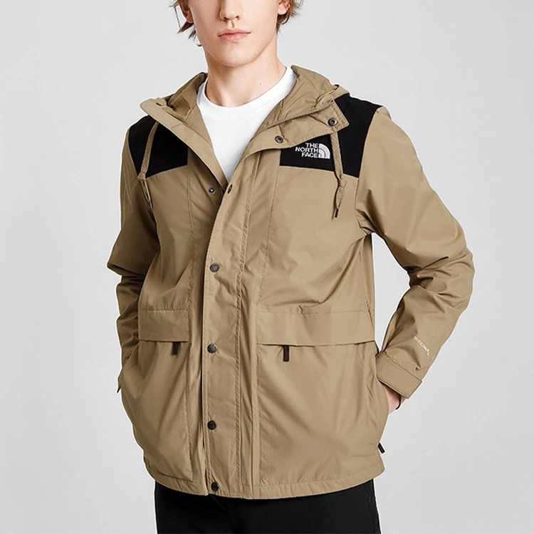 商品[国内直发] The North Face|运动休闲单层冲锋衣 情侣款 棕色,价格¥1192,第5张图片详细描述