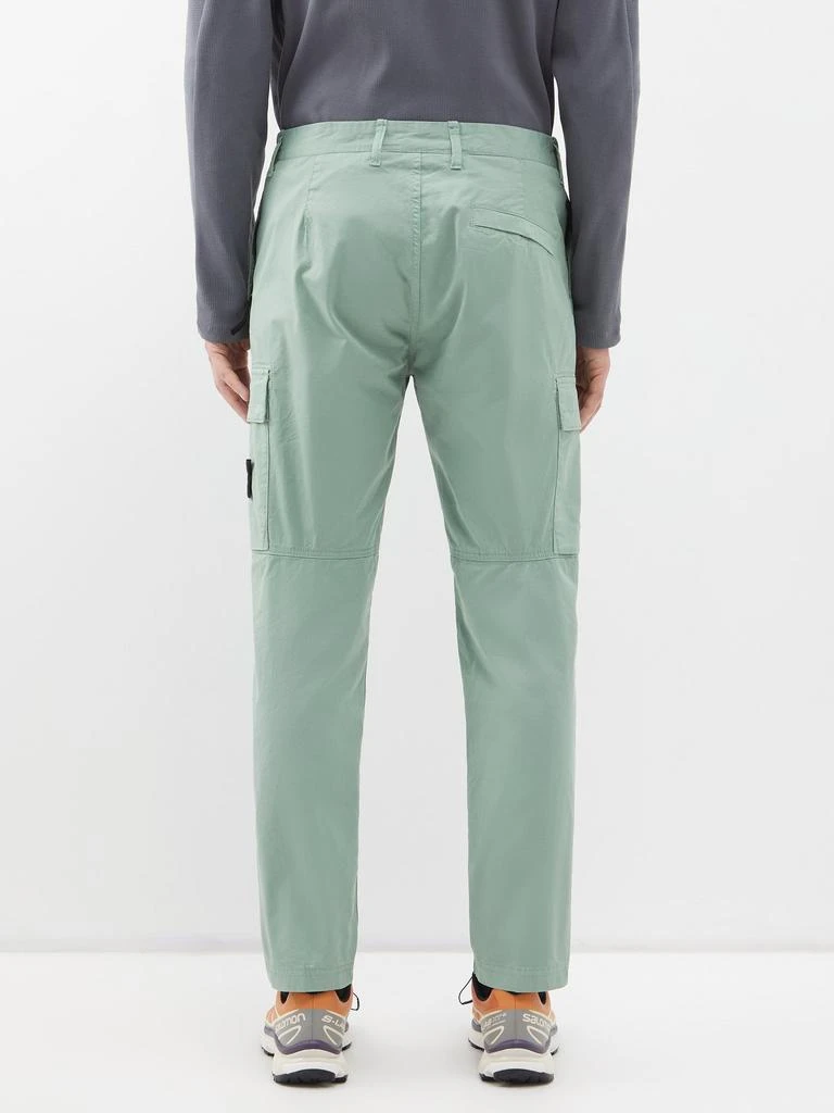 商品Stone Island|Cotton-blend twill cargo trousers,价格¥2792,第5张图片详细描述