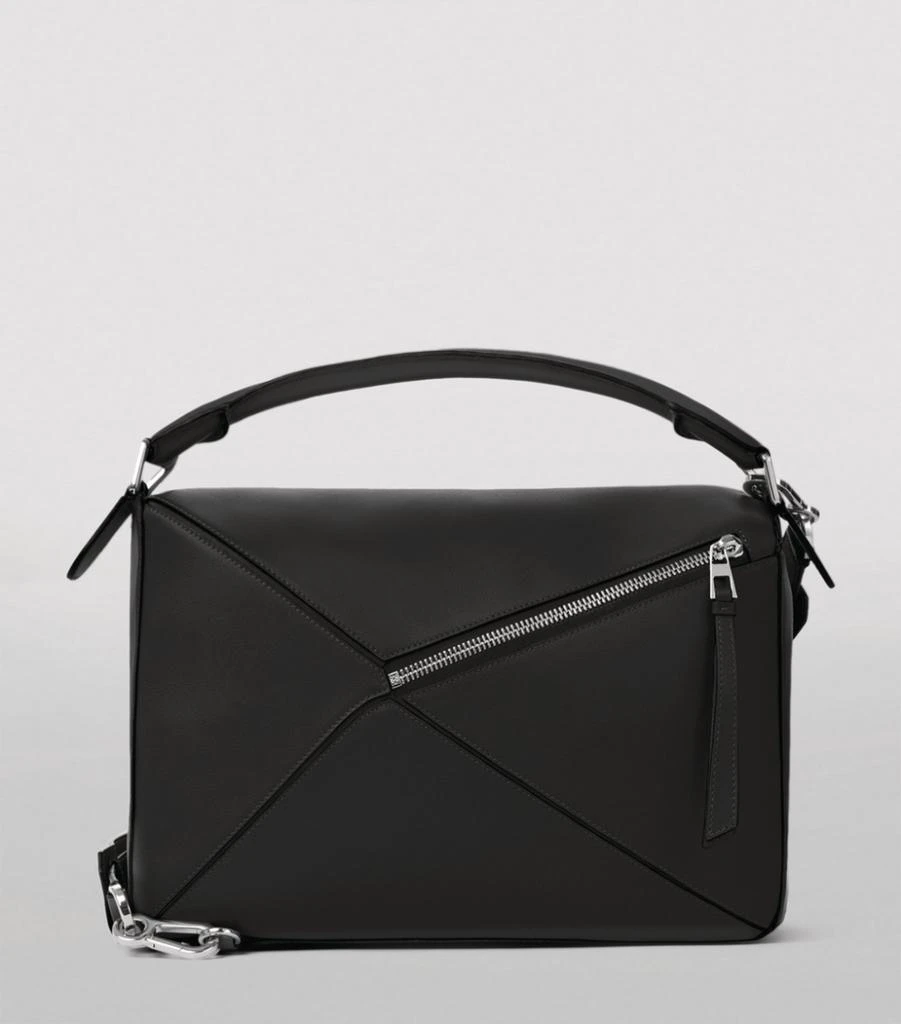 Leather Puzzle Top-Handle Bag 商品
