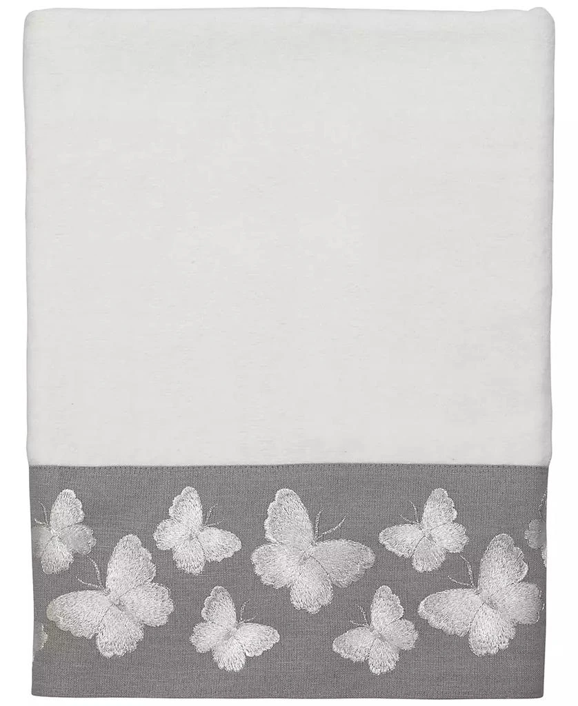 商品Avanti|Yara Butterfly Bordered Cotton Fingertip Towel, 11" x 18",价格¥65,第2张图片详细描述