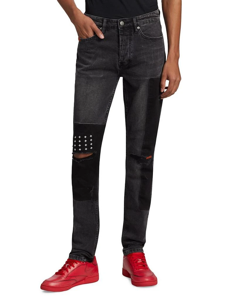 商品Ksubi|Van Winkle Copy Paste Trashed Jeans,价格¥1162,第3张图片详细描述