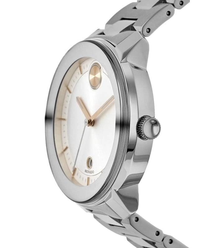 商品Movado|Movado Bold Verso Silver Dial Steel Women's Watch 3600747,价格¥3424,第3张图片详细描述