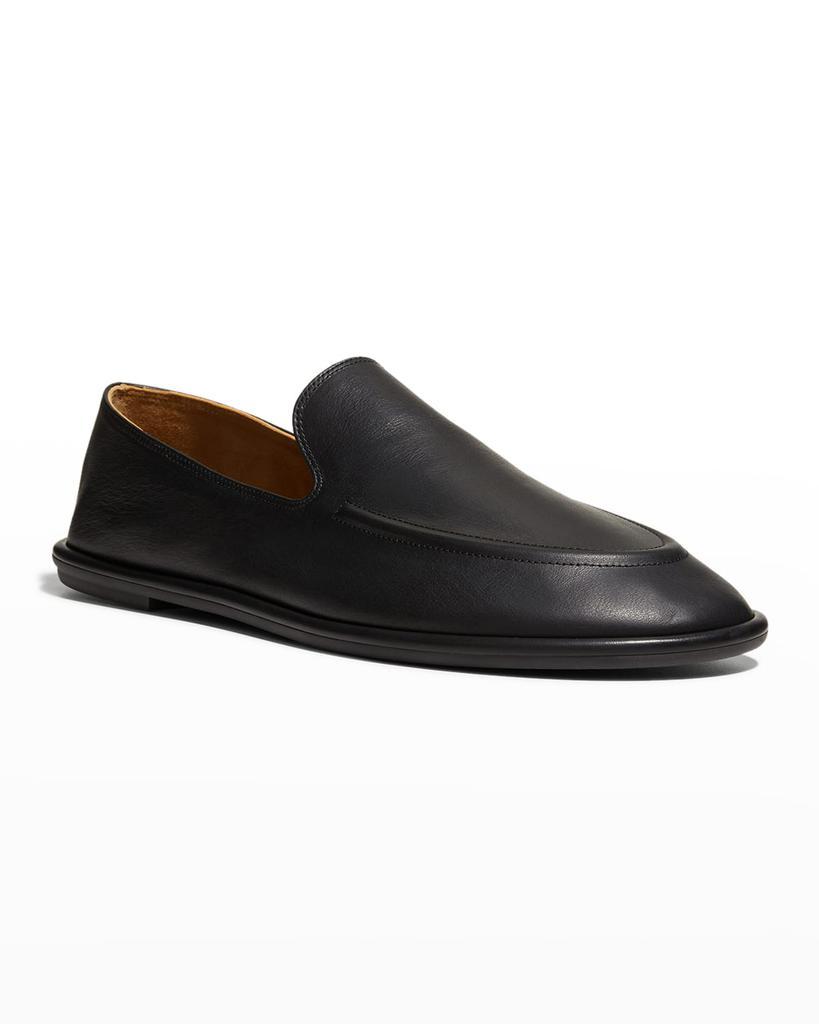 商品The Row|Canal Leather Slip-On Loafers,价格¥6585,第4张图片详细描述
