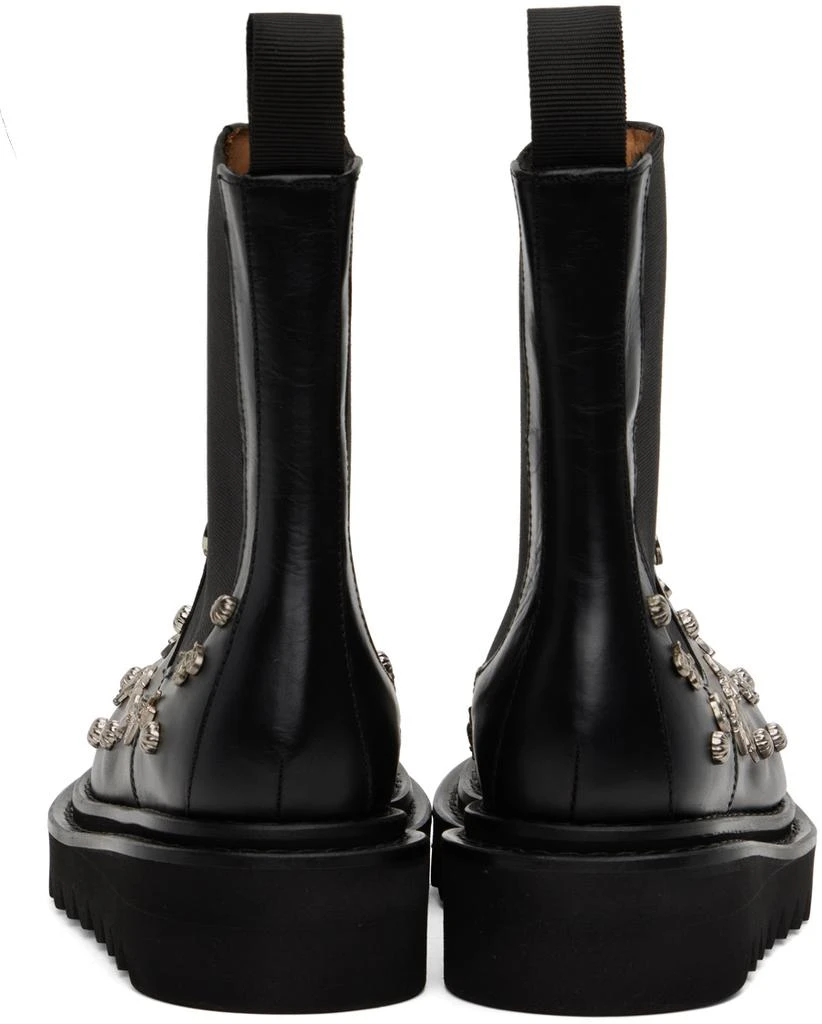 商品Toga Pulla|Black Embellished Boots,价格¥2101,第2张图片详细描述
