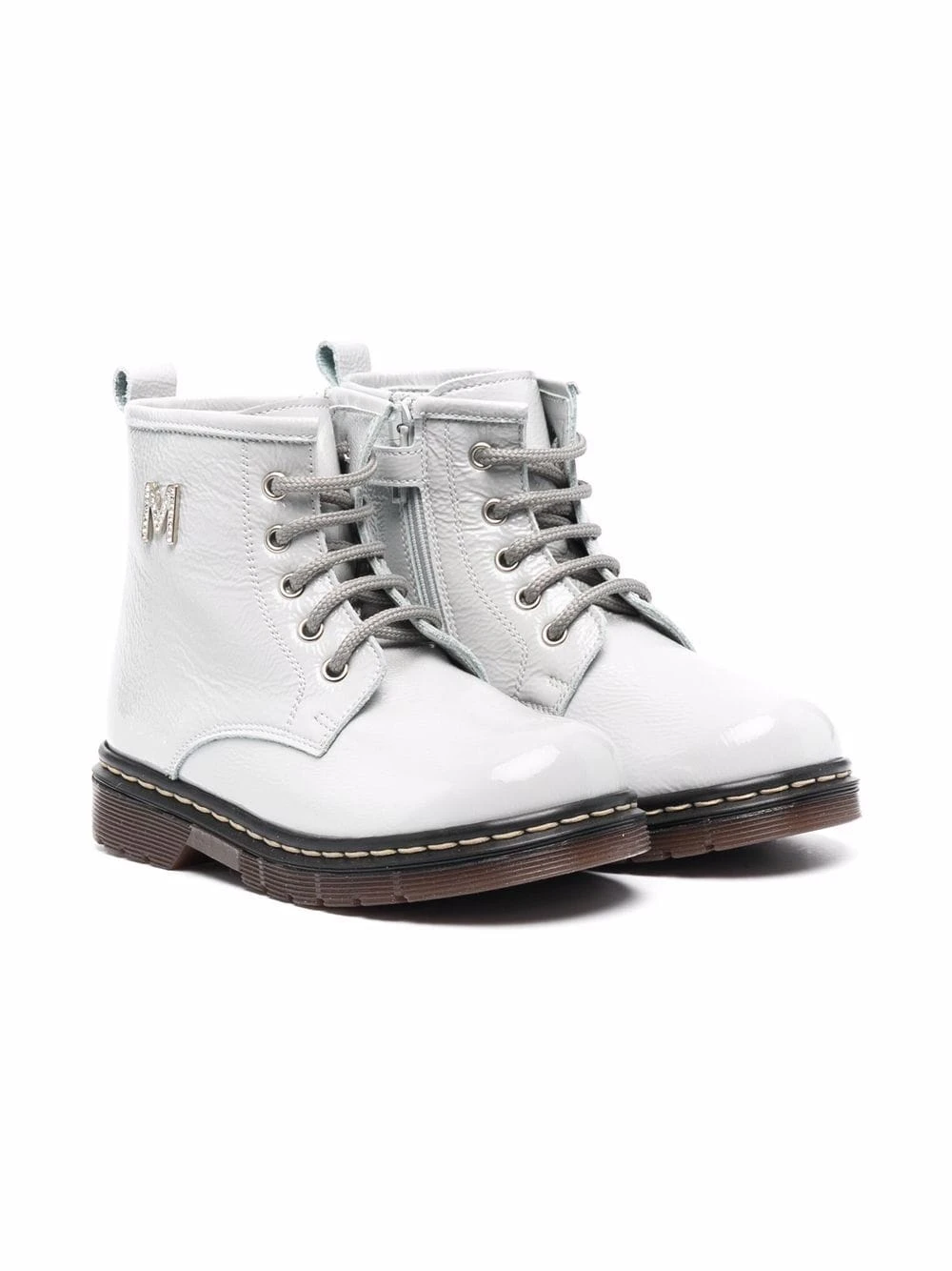 商品【商品预售7天】 MONNALISA|MONNALISA 女童童靴 83800987110032 灰色,价格¥936,第1张图片