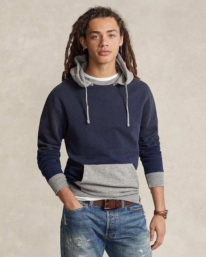 商品Ralph Lauren|Two-Tone Fleece Hoodie,价格¥867,第1张图片