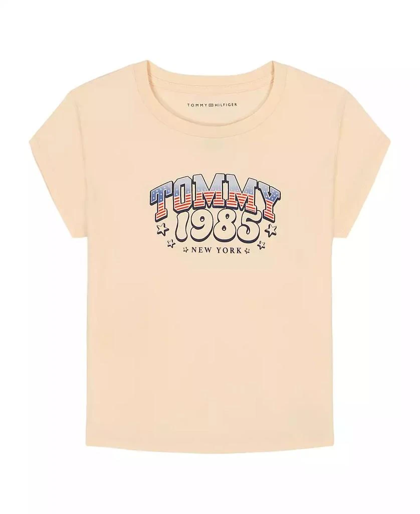 商品Tommy Hilfiger|Big Girls 1985 Cap Sleeve T-Shirt,价格¥78,第1张图片