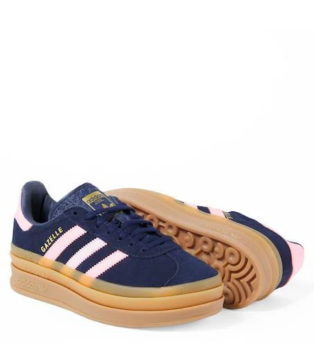 商品Adidas|Gazelle Bold皮革与绒面革运动鞋,价格¥792,第5张图片详细描述