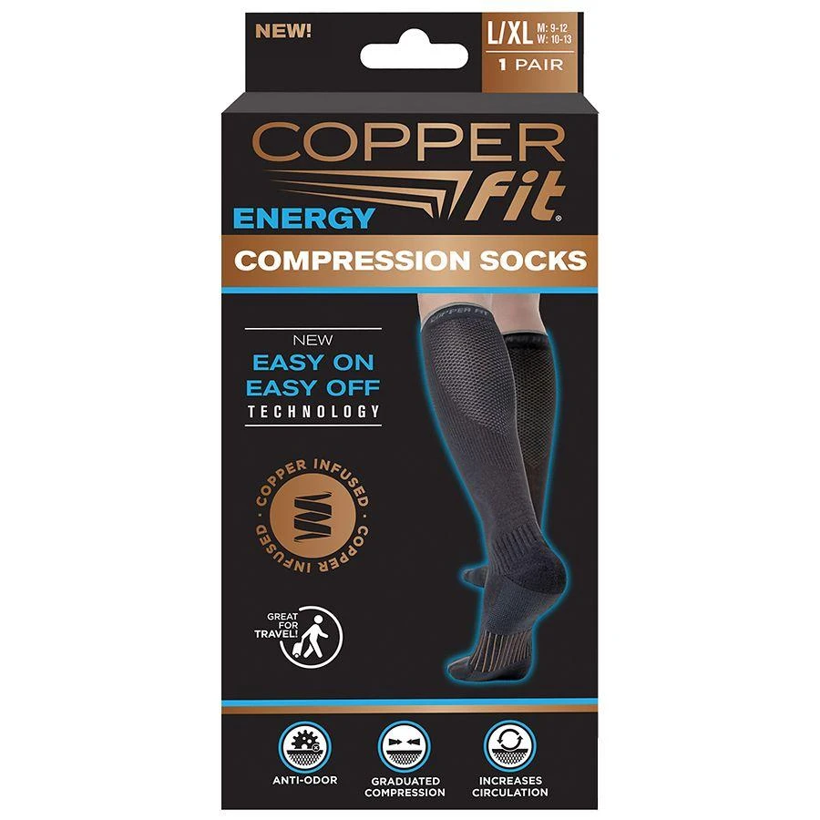 商品Copper Fit|Energy Compression Socks L/XL,价格¥82,第1张图片