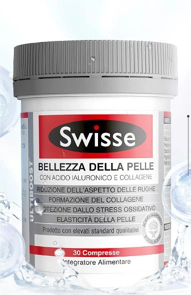 商品[国内直发] Swisse|Swisse斯维诗水光片内调口服全身美容玻尿酸胶原蛋白肽女保健品,价格¥447,第1张图片