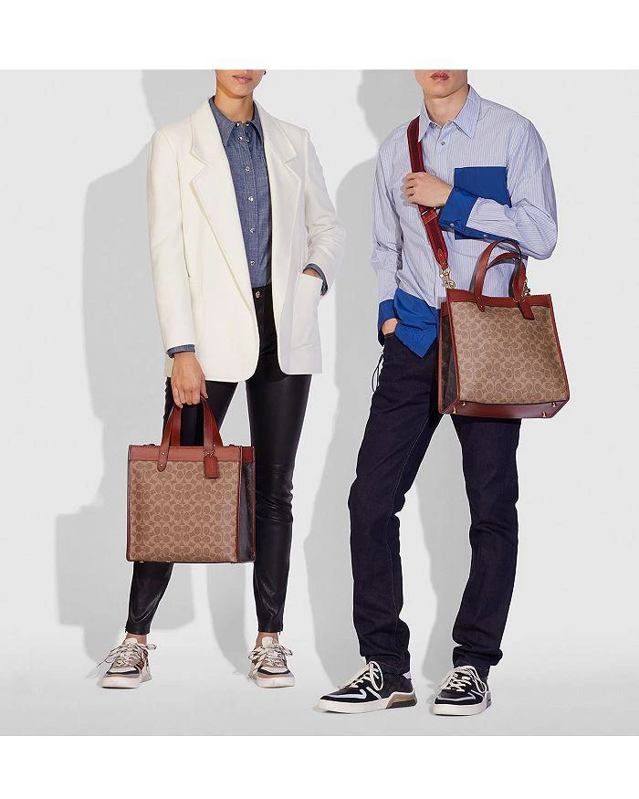 商品Coach|Field Small Signature Canvas Print Tote,价格¥2366,第4张图片详细描述