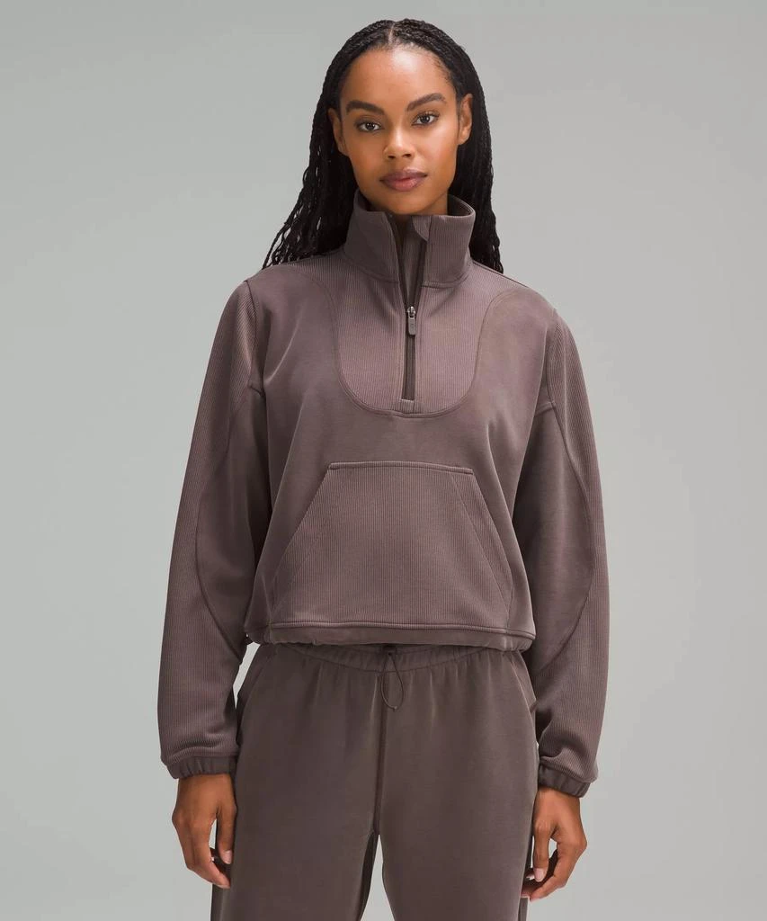 商品Lululemon|Brushed Softstreme Ribbed Half Zip,价格¥1042,第3张图片详细描述