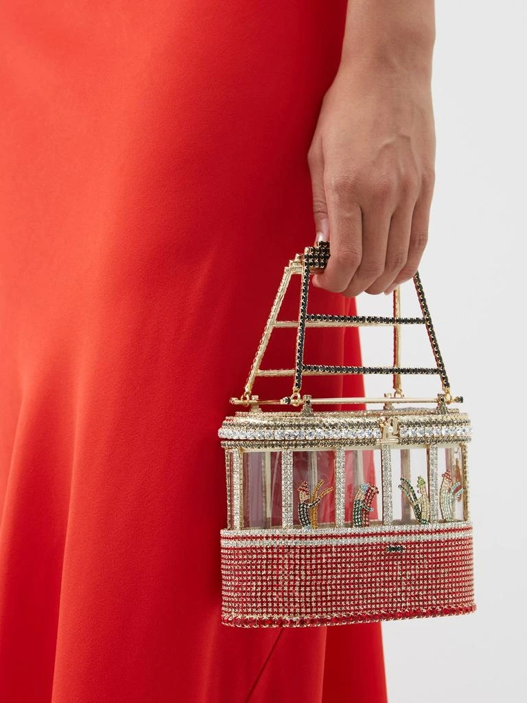 商品ROSANTICA|Monte Bianco crystal-embellished handbag,价格¥19316,第2张图片详细描述