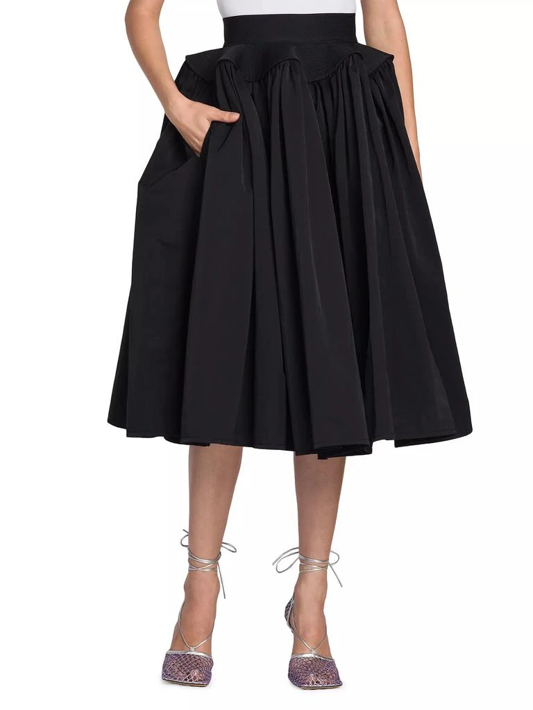 商品Bottega Veneta|Pleated Flared Midi-Skirt,价格¥13863,第3张图片详细描述