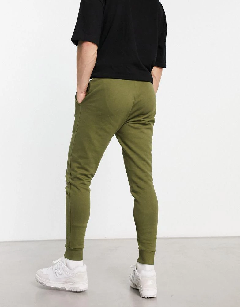 商品ASOS|ASOS DESIGN skinny joggers in green,价格¥178,第2张图片详细描述