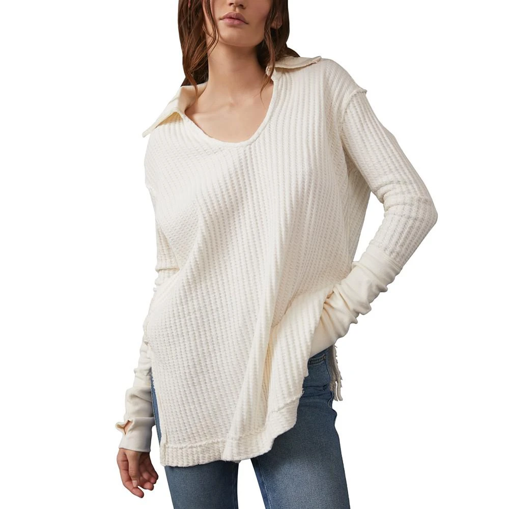 商品Free People|Women's Raymond Thermal Knit Top,价格¥661,第1张图片