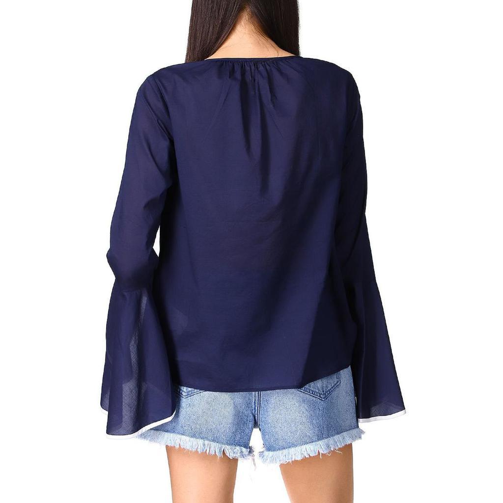 商品Michael Kors|MICHAEL Michael Kors Womens Light Button-front Blouse,价格¥344,第4张图片详细描述