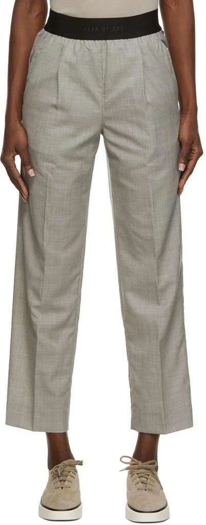 商品Fear of god|Grey Wool Everyday Trousers,价格¥2058,第1张图片